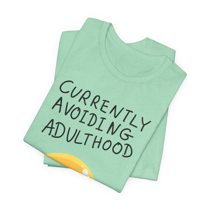 Avoiding Adulthood Emoji Tee
