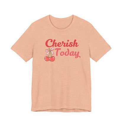 Cherish Today Cherry Bow Tee
