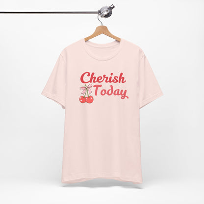 Cherish Today Cherry Bow Tee