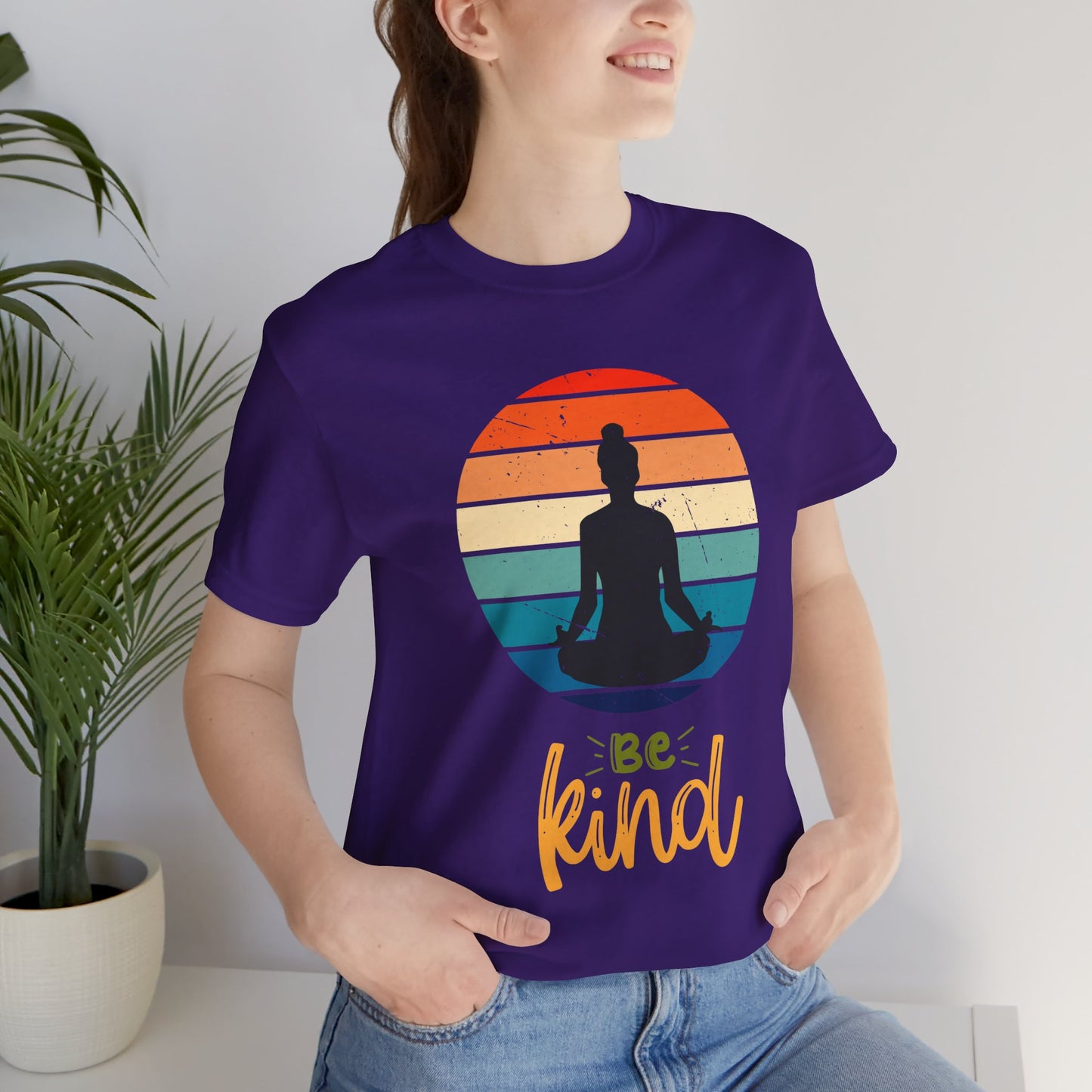 Be Kind Yoga Sunset Tee
