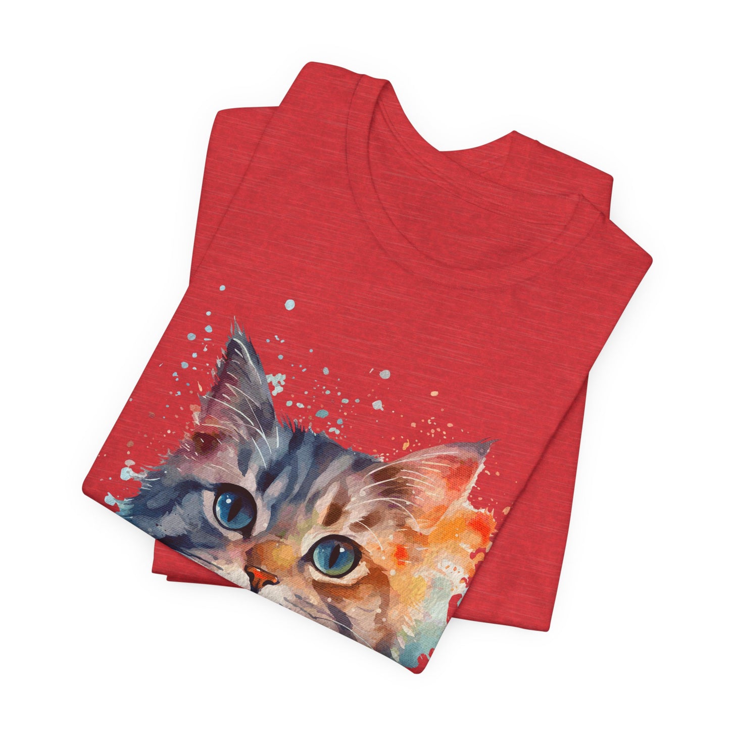Watercolor Cat Tee