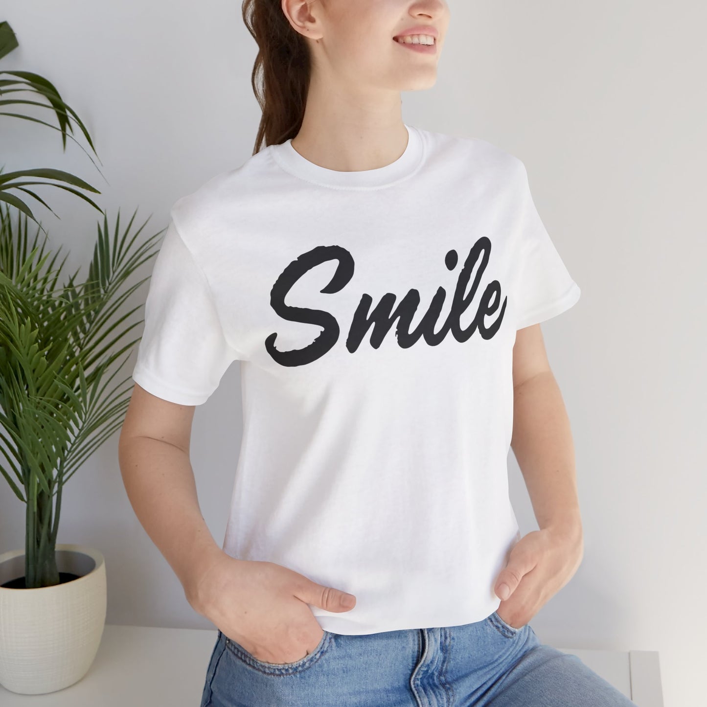 SMILE Simple Text Tee
