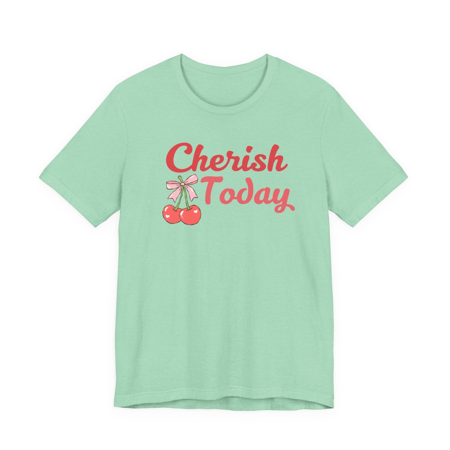 Cherish Today Cherry Bow Tee