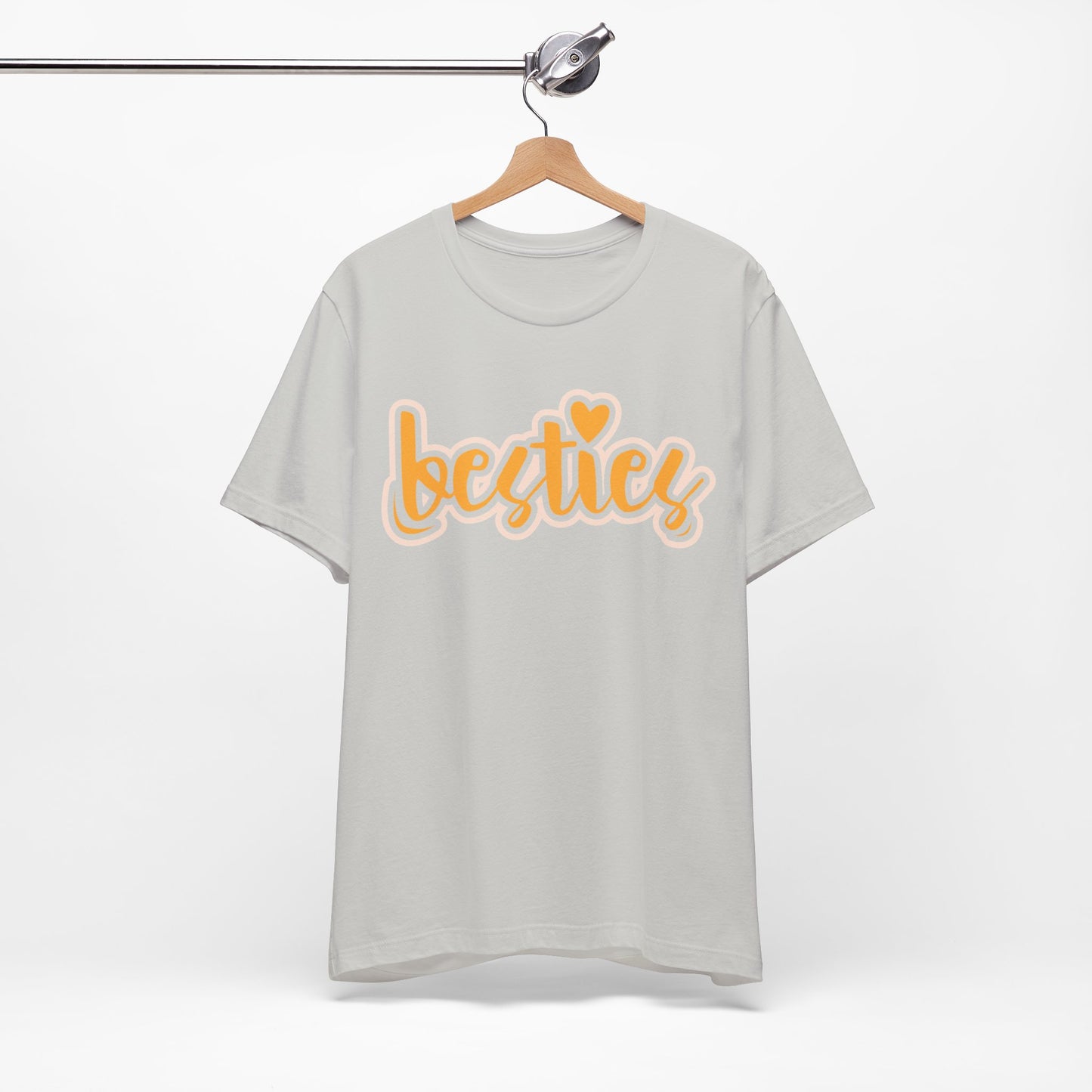 Besties Heart Script Tee