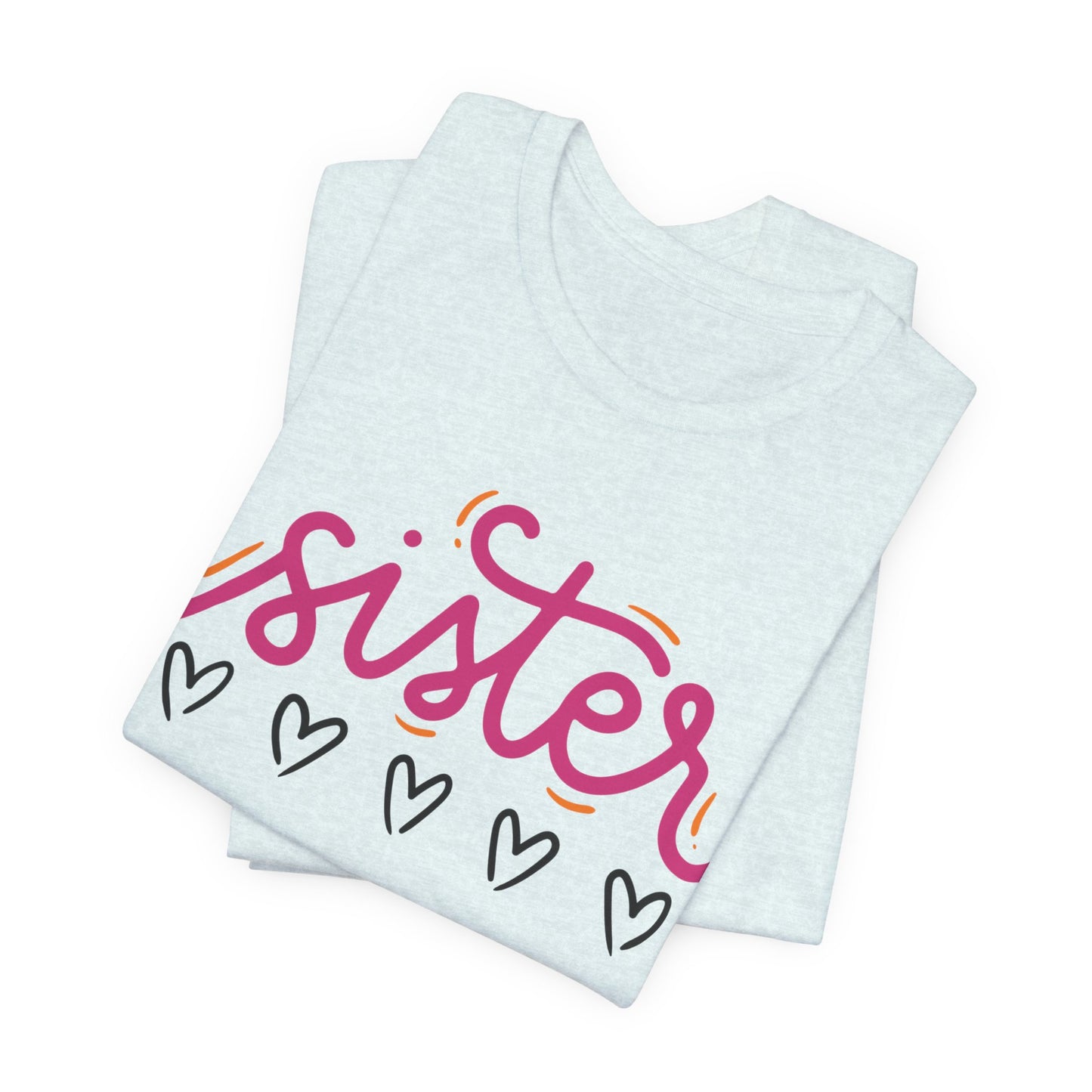 Sister Love Hearts Tee