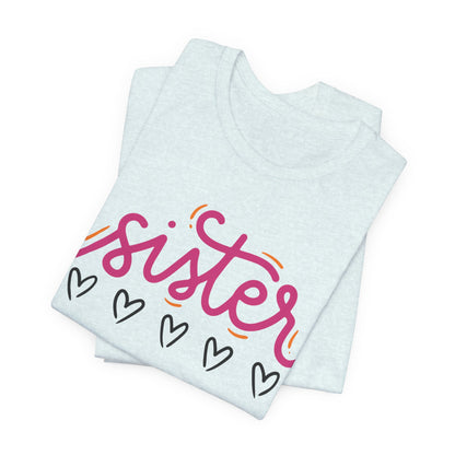 Sister Love Hearts Tee