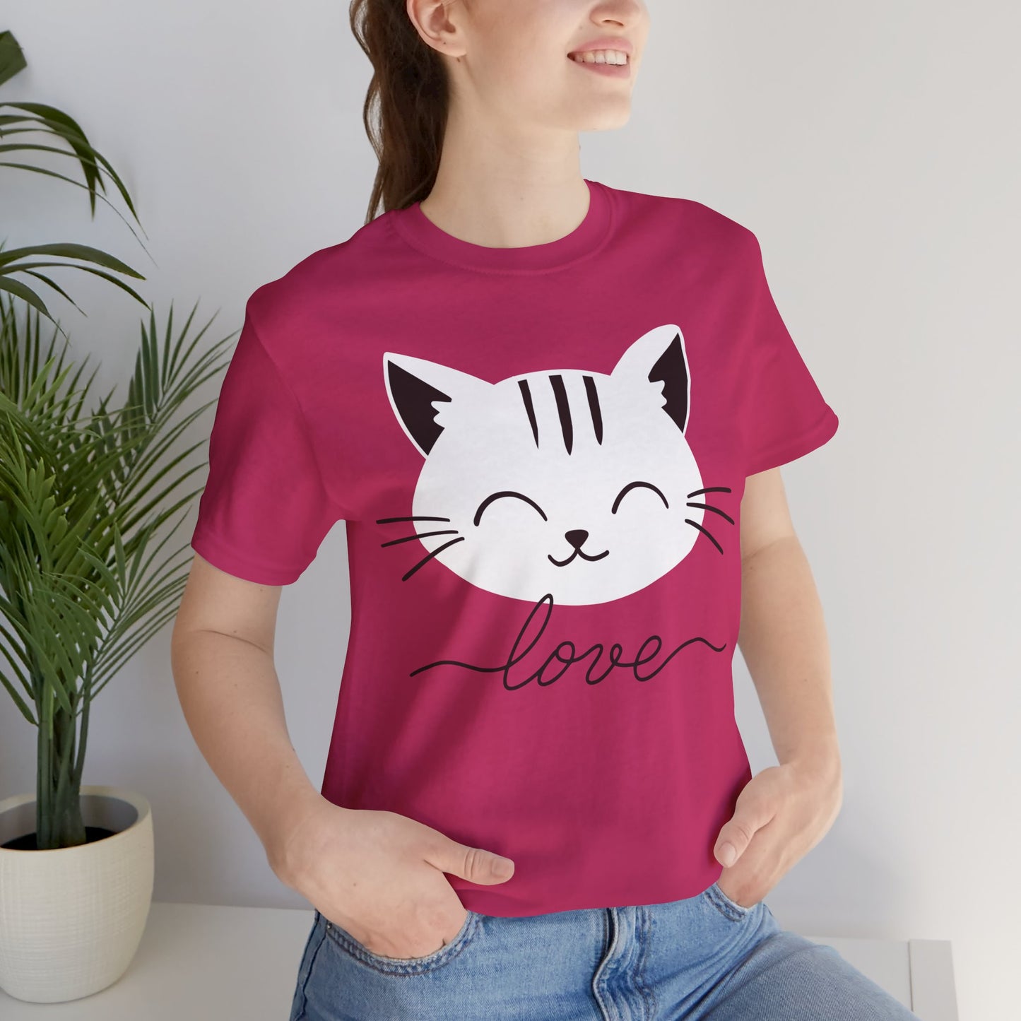 Cat Love Minimalist Tee