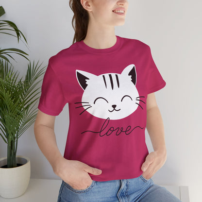 Cat Love Minimalist Tee