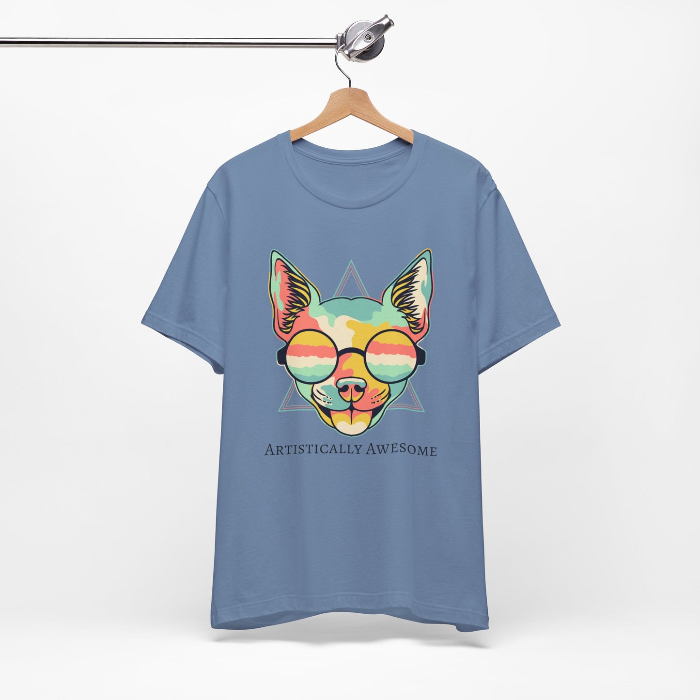 Colorful Artistic Cat Tee