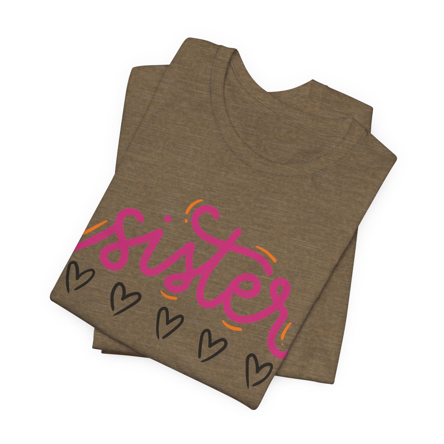 Sister Love Hearts Tee