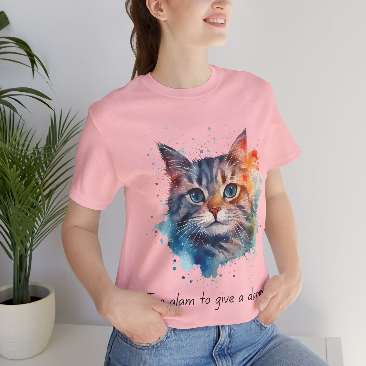 Watercolor Cat Tee