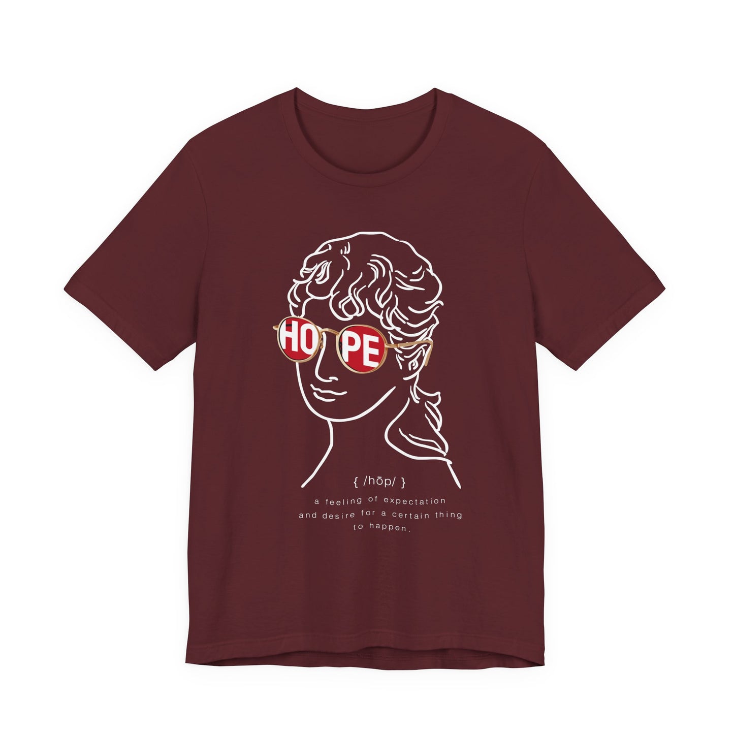 Hope Definition Statue Tee
