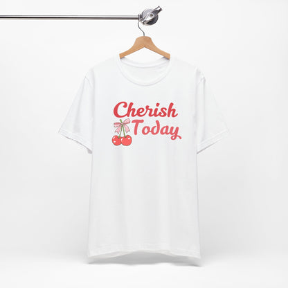 Cherish Today Cherry Bow Tee