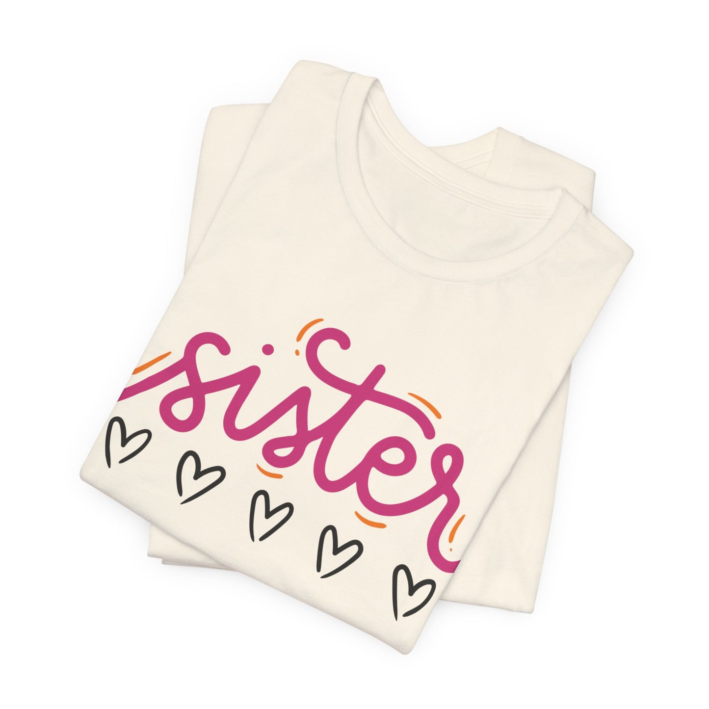 Sister Love Hearts Tee