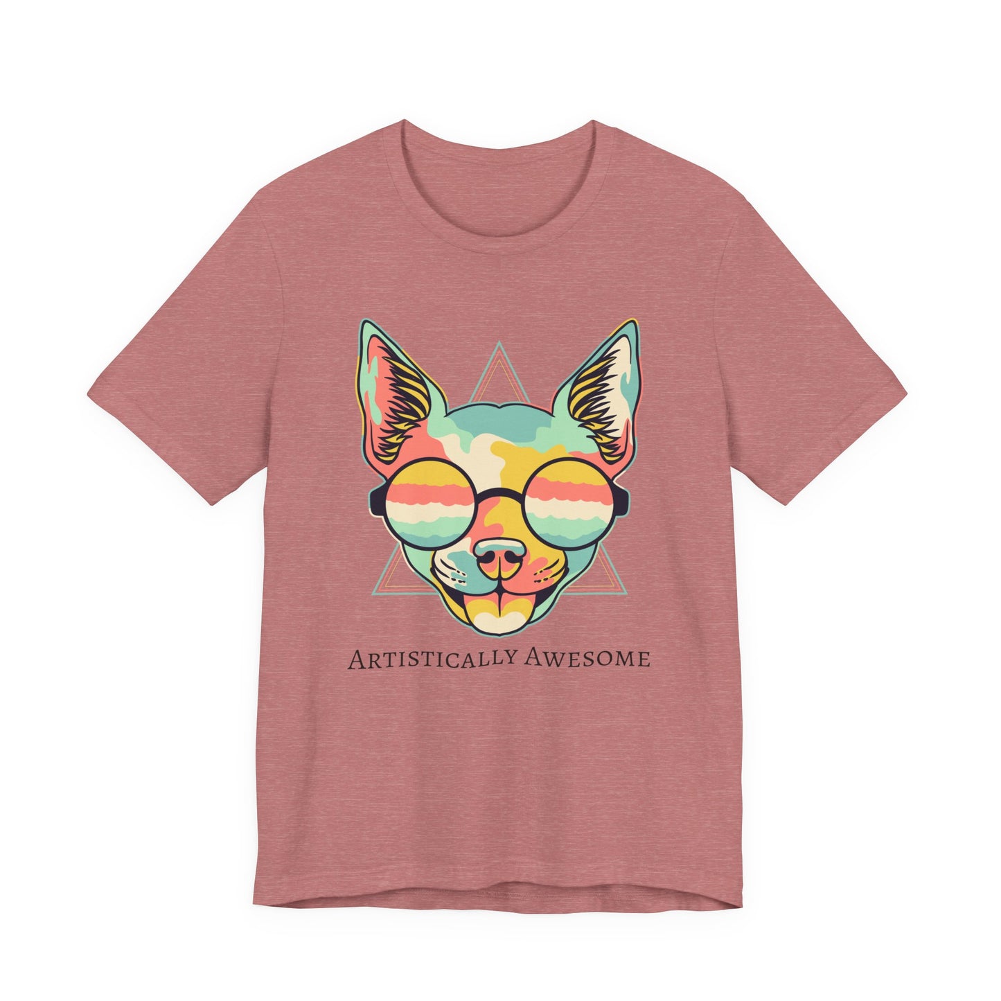 Colorful Artistic Cat Tee
