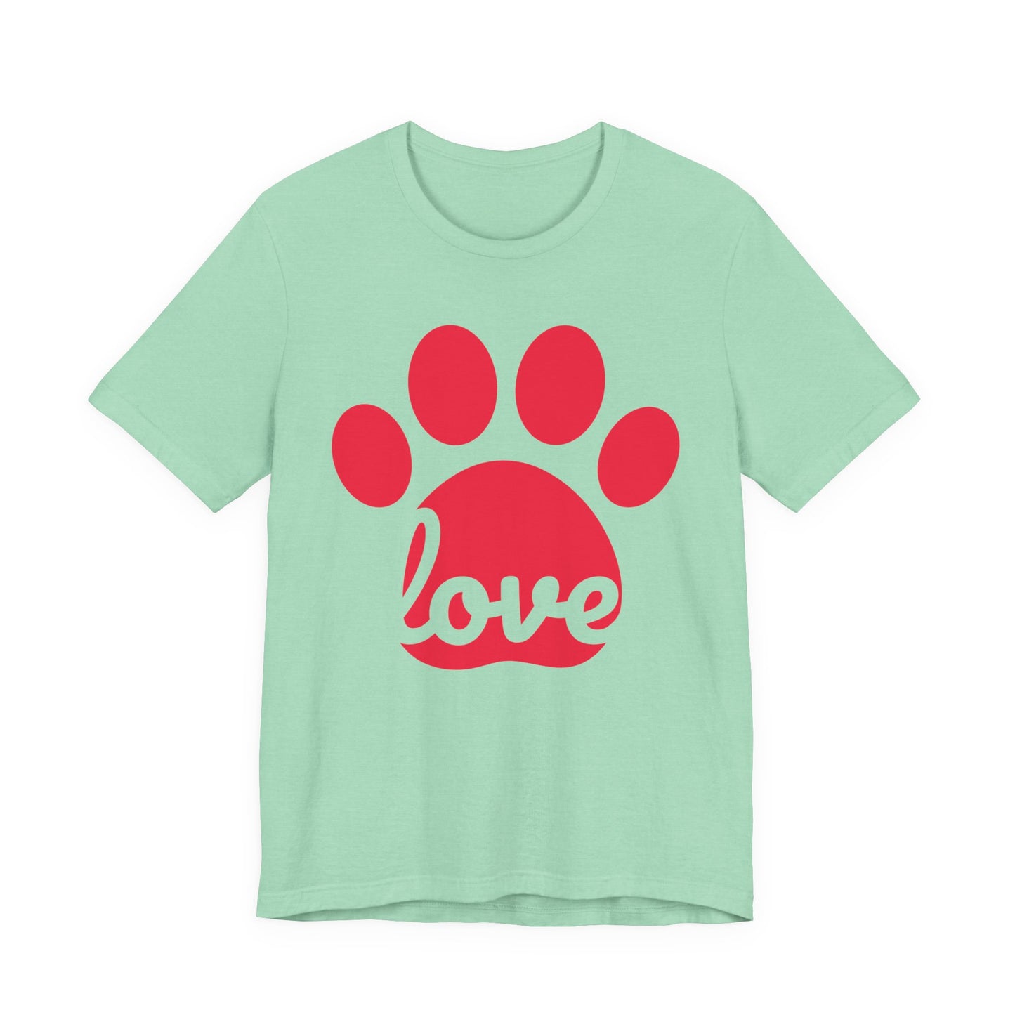 Love Paw Print Jersey Tee