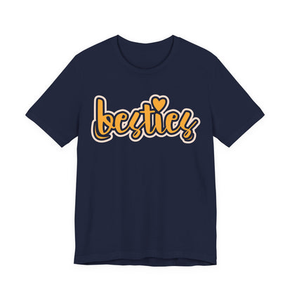Besties Heart Script Tee