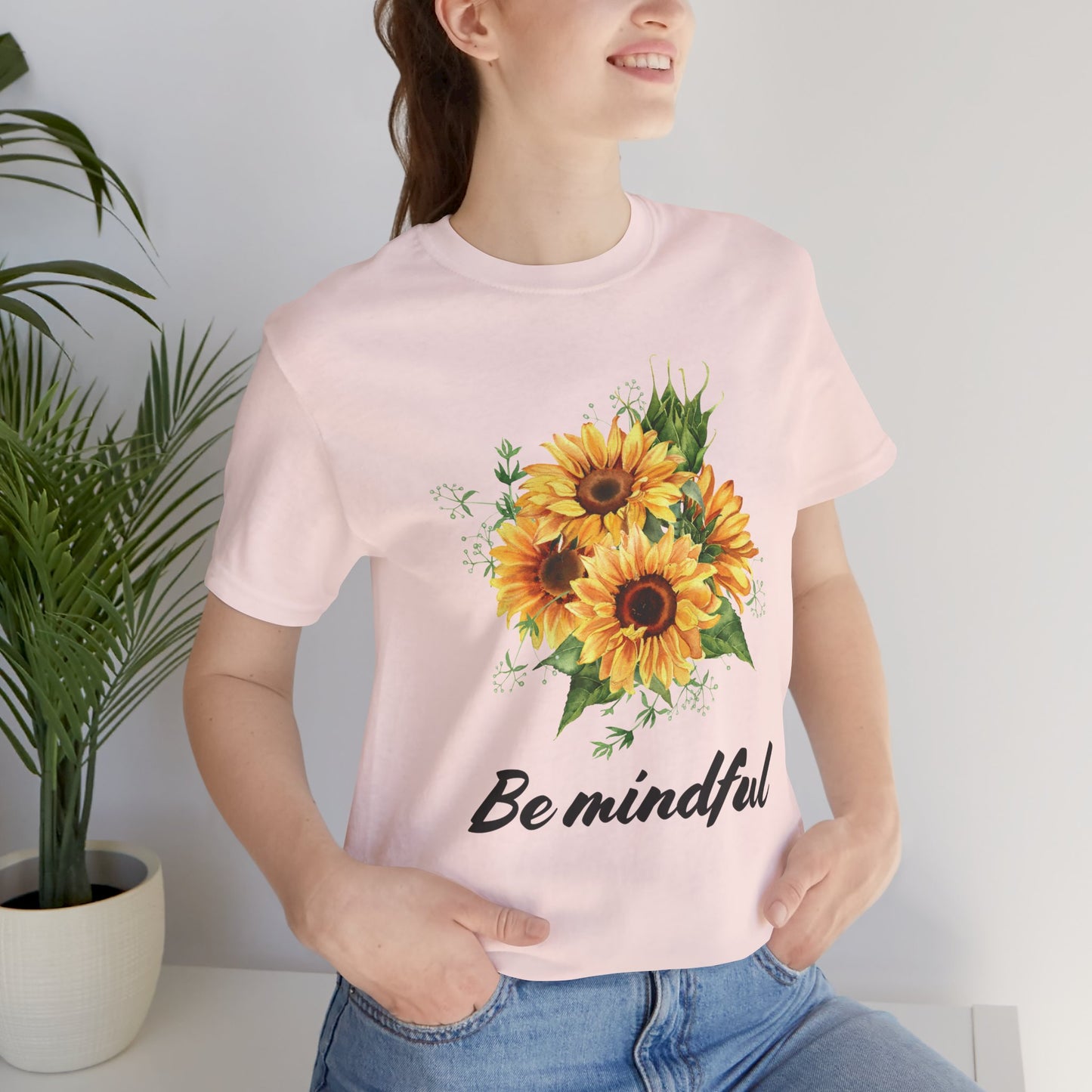 Be Mindful Sunflower Tee
