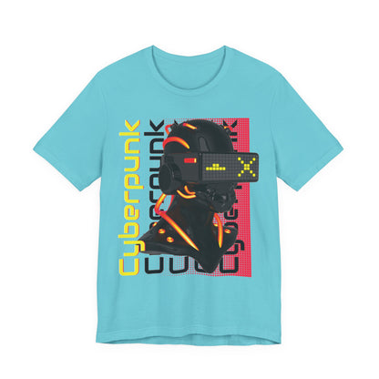 Cyberpunk Glitch Head Tee