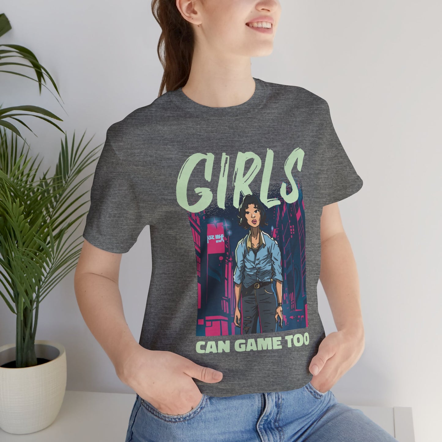 Girls Can Game Too Tee