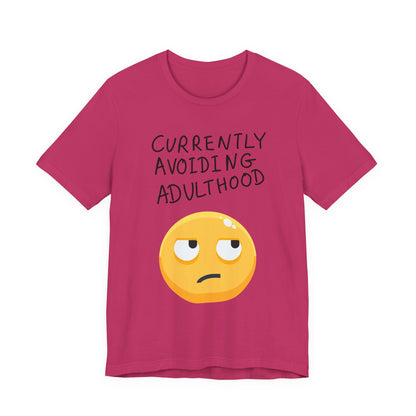 Avoiding Adulthood Emoji Tee
