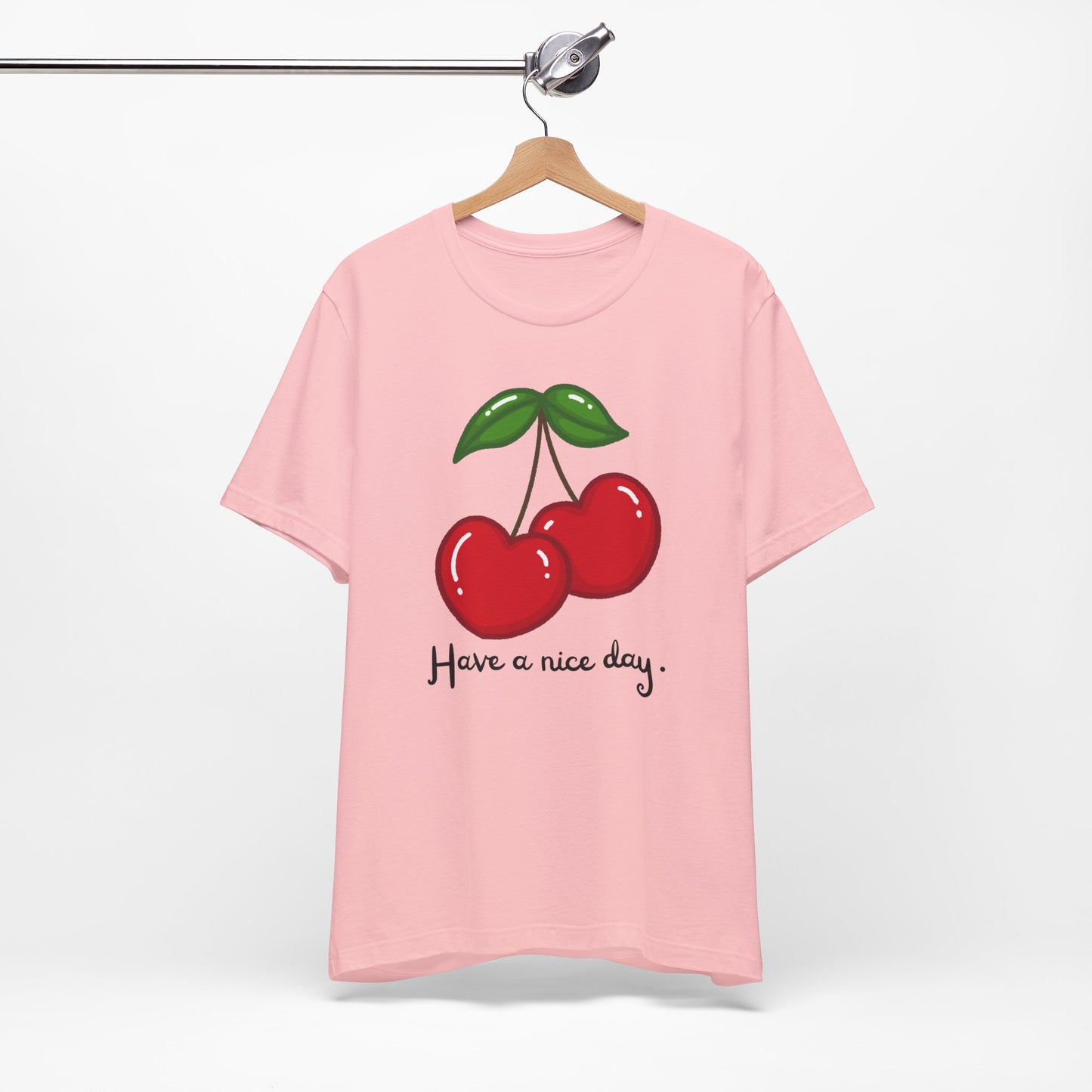 Have a Nice Day Cherry Hearts Tee