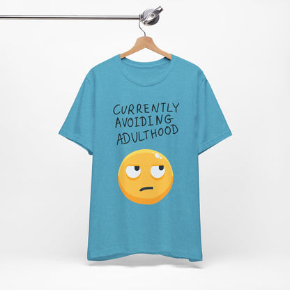 Avoiding Adulthood Emoji Tee