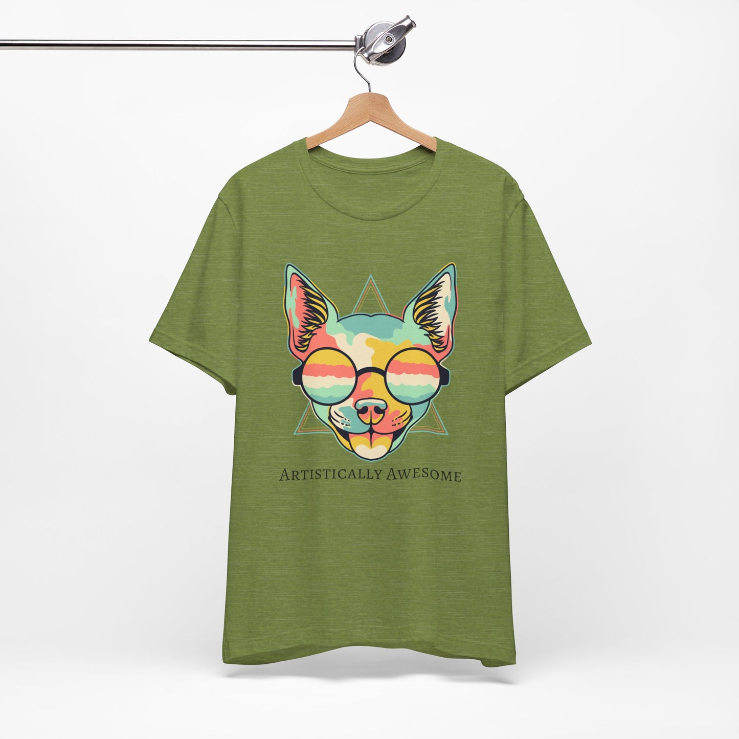 Colorful Artistic Cat Tee