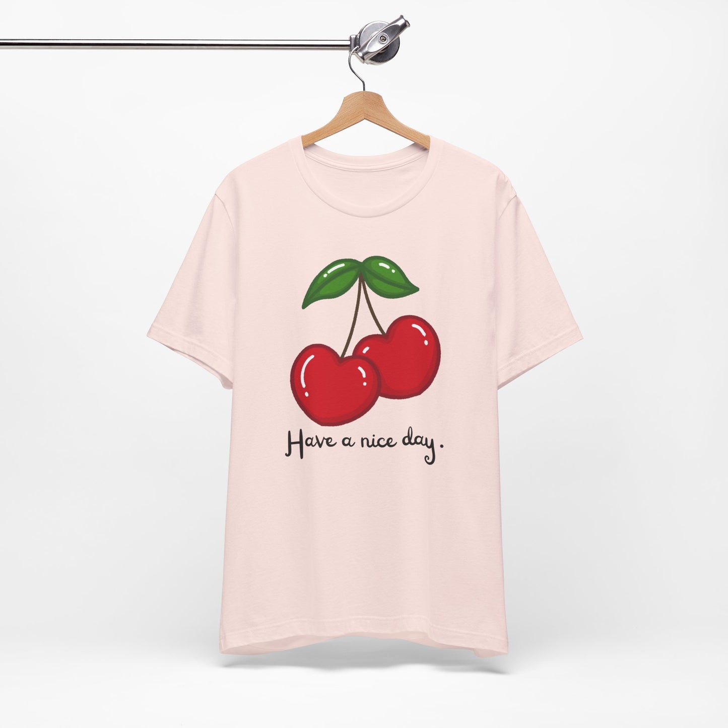 Have a Nice Day Cherry Hearts Tee