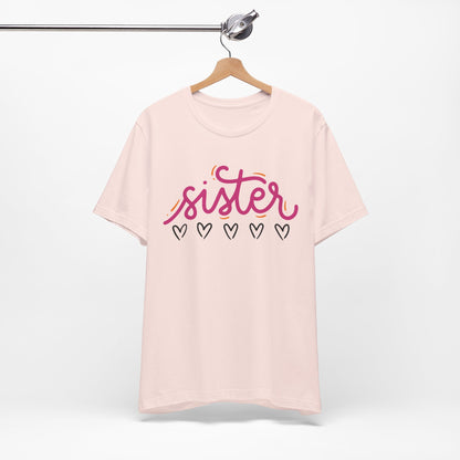 Sister Love Hearts Tee