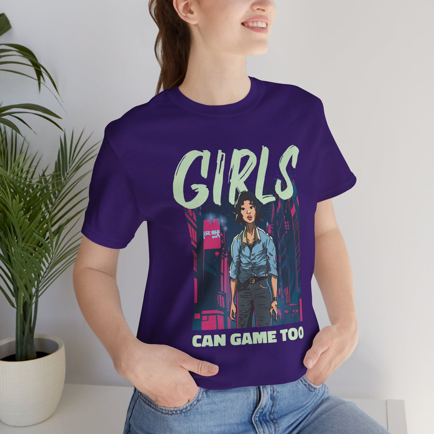 Girls Can Game Too Tee