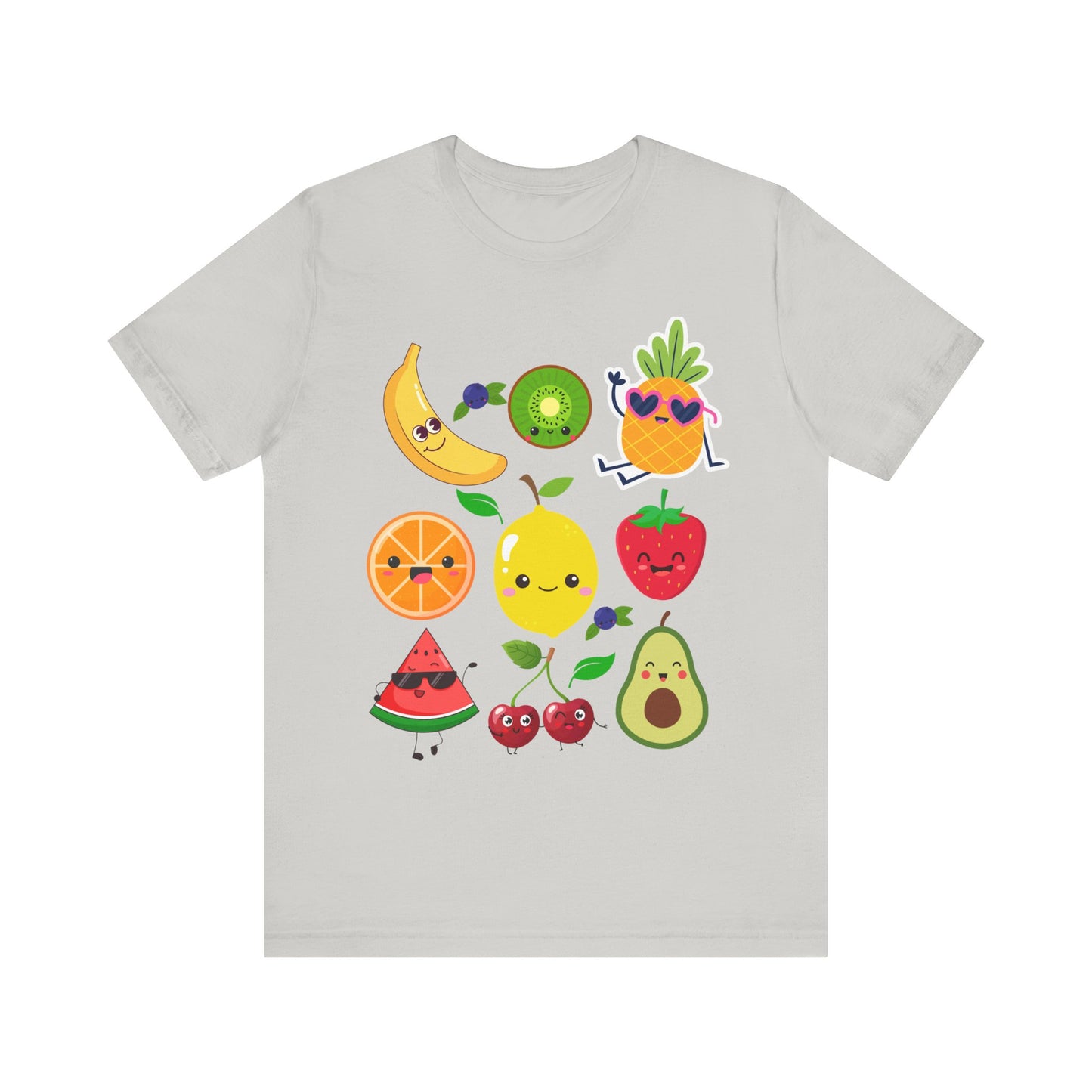 Cute Fruit Friends Kawaii Foodie Tee