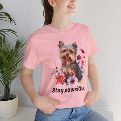 Stay Pawsitive Dog Lover Tee