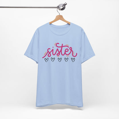 Sister Love Hearts Tee