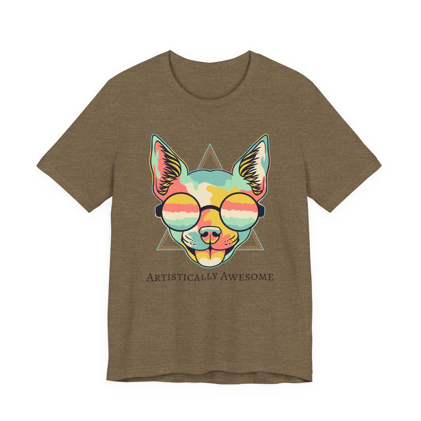 Colorful Artistic Cat Tee