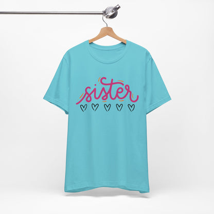 Sister Love Hearts Tee