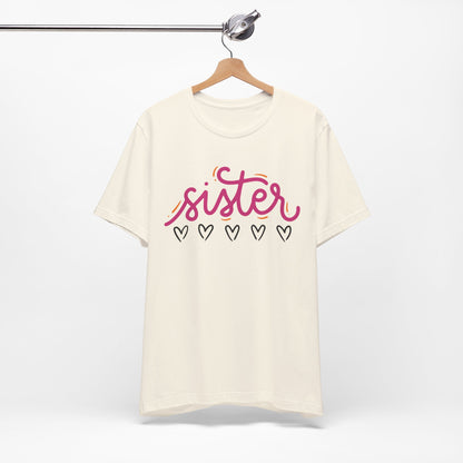 Sister Love Hearts Tee