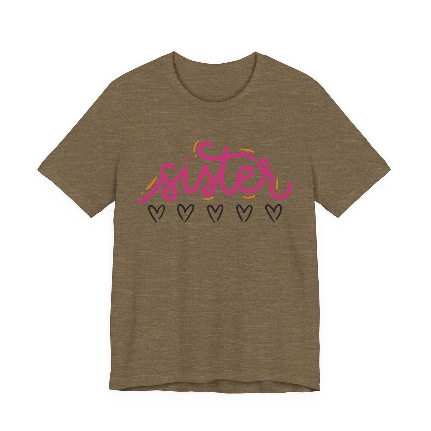 Sister Love Hearts Tee
