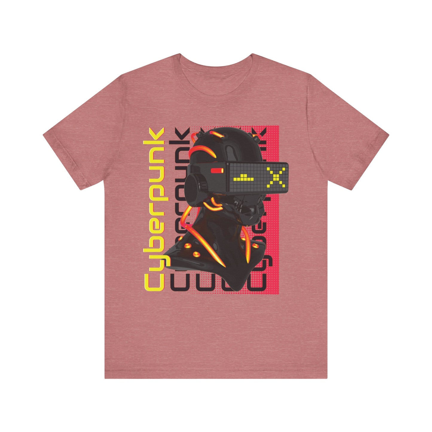 Cyberpunk Glitch Head Tee
