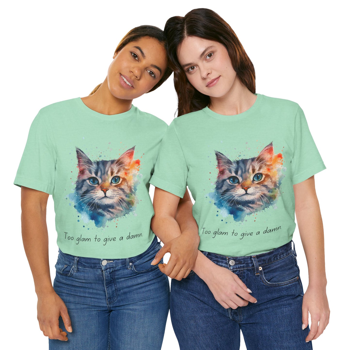 Watercolor Cat Tee