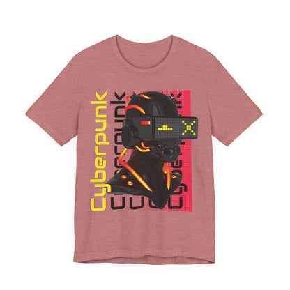 Cyberpunk Glitch Head Tee