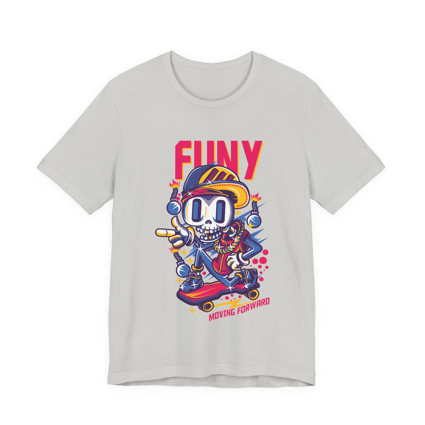 Funy Moving Forward Skater Tee