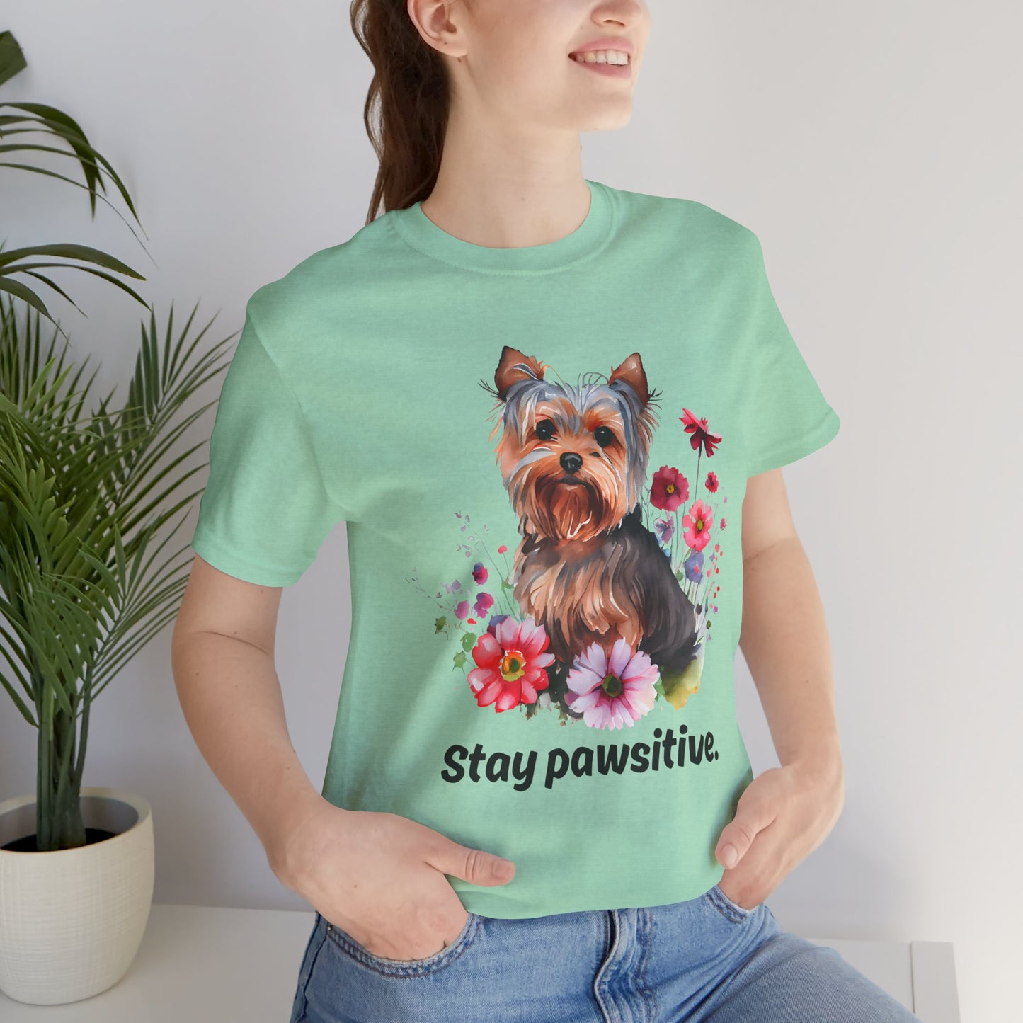 Stay Pawsitive Dog Lover Tee