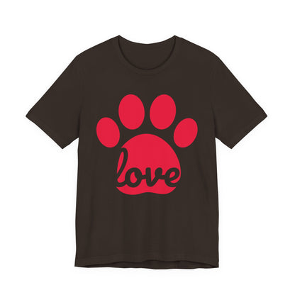 Love Paw Print Jersey Tee