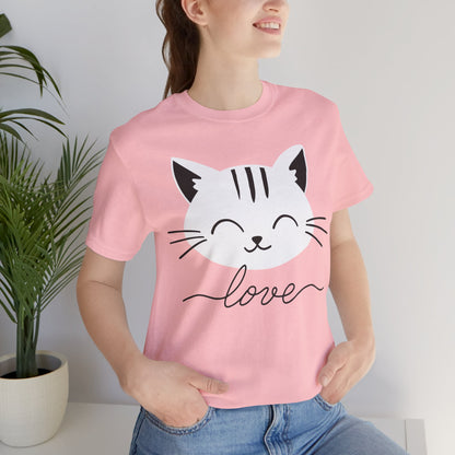 Cat Love Minimalist Tee