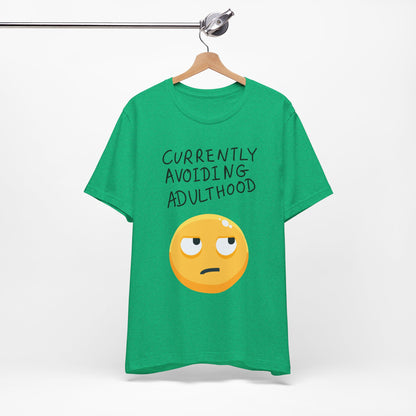 Avoiding Adulthood Emoji Tee