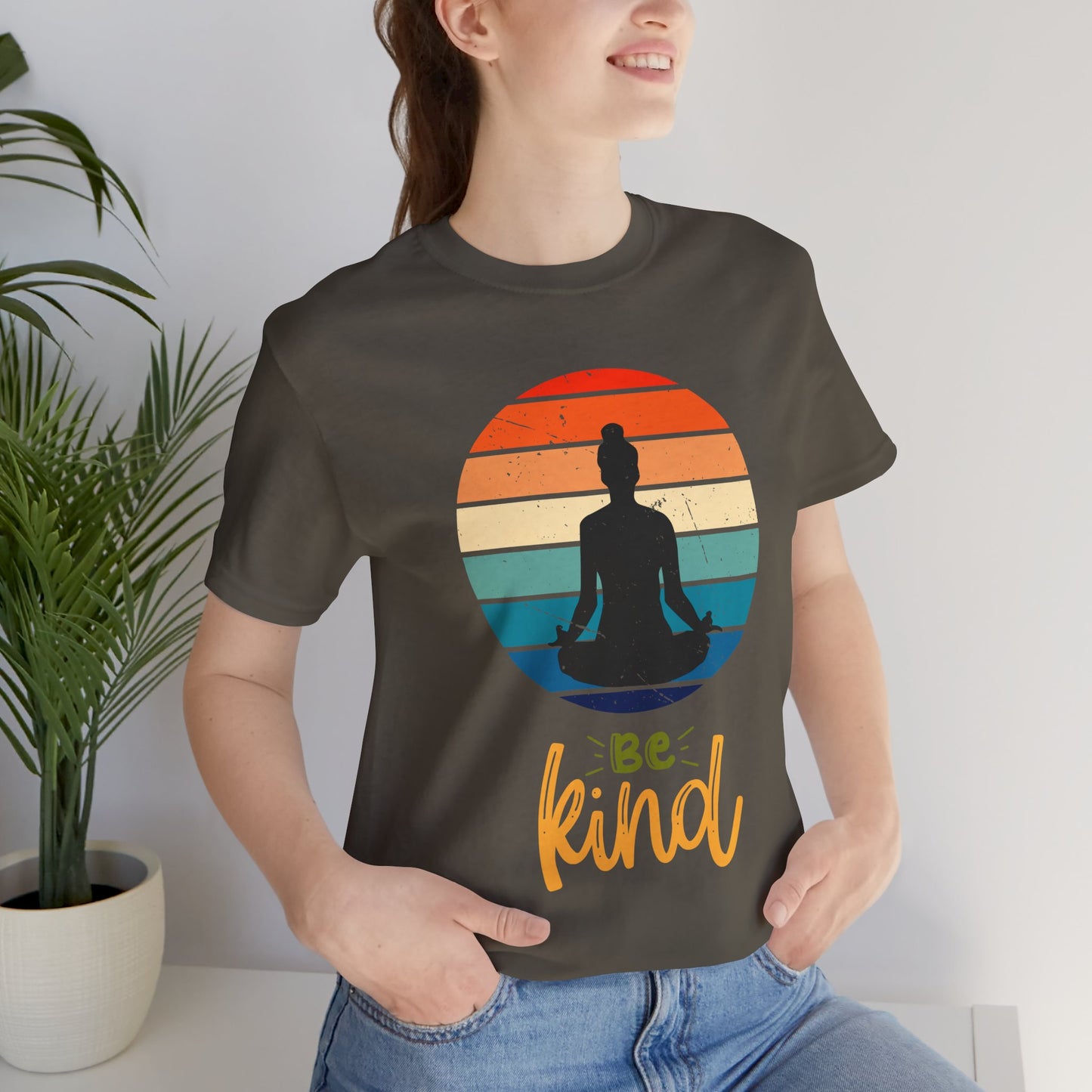 Be Kind Yoga Sunset Tee
