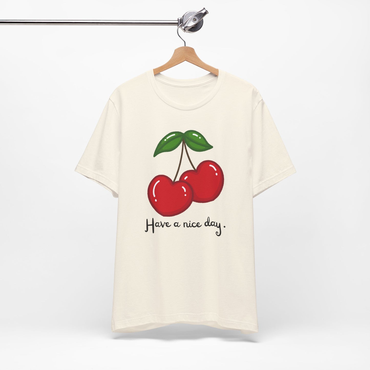 Have a Nice Day Cherry Hearts Tee