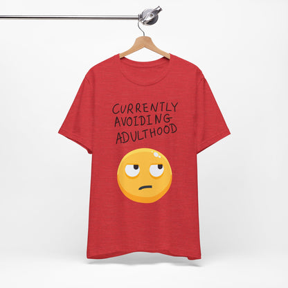 Avoiding Adulthood Emoji Tee