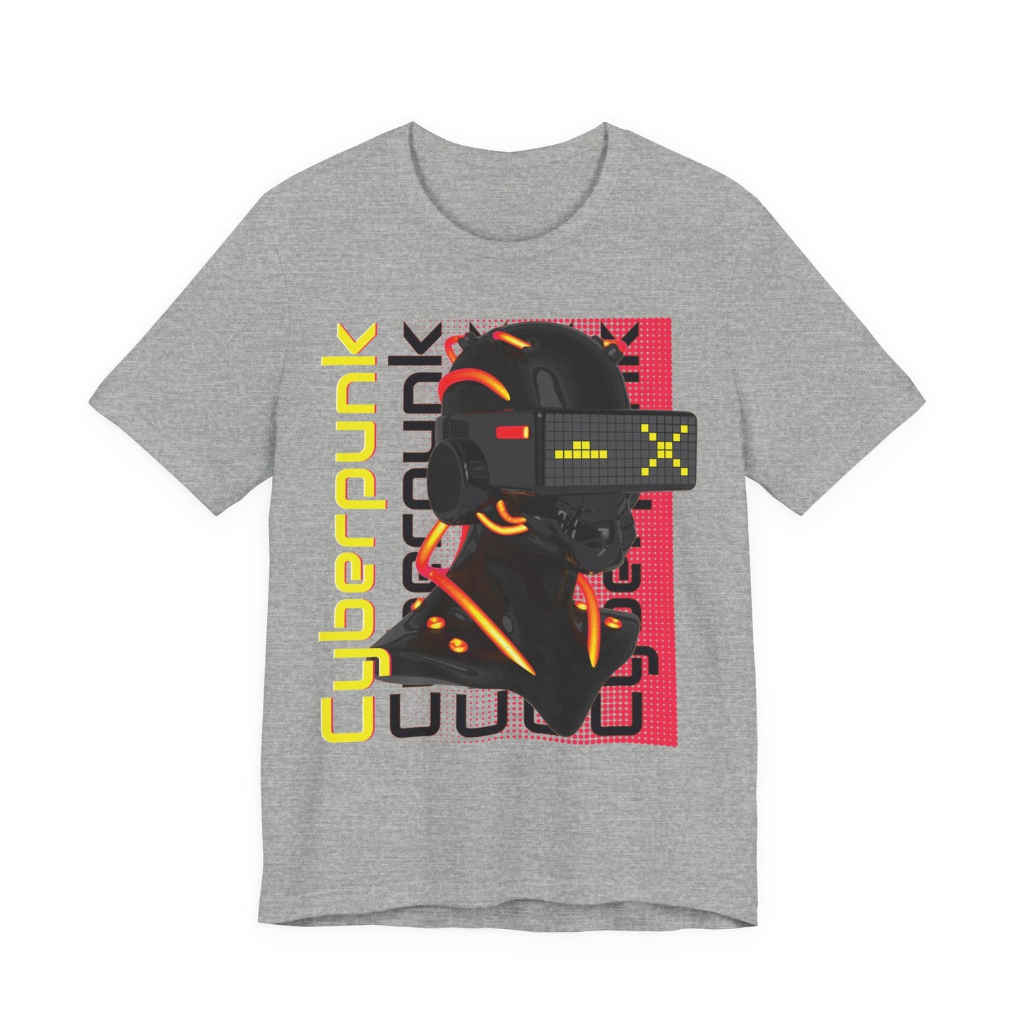 Cyberpunk Glitch Head Tee